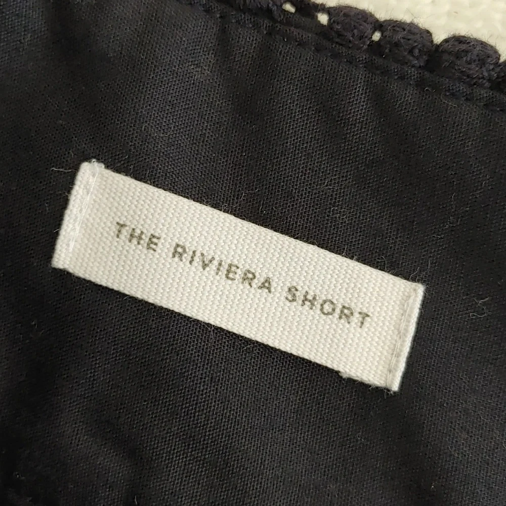 Loft Navy Lace Riviera Short Size 8